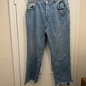 Free People We The Free Denim Straight Leg Jeans